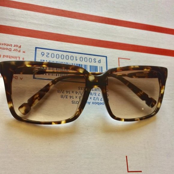 NEW Jason Wu HADLEY acetate frame tortoise gold owl logo unisex sunglasses NWOT main image 5